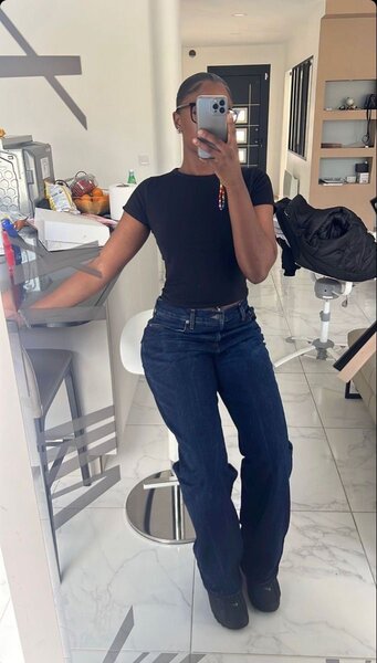 Top SHEIN en coton + bandeau