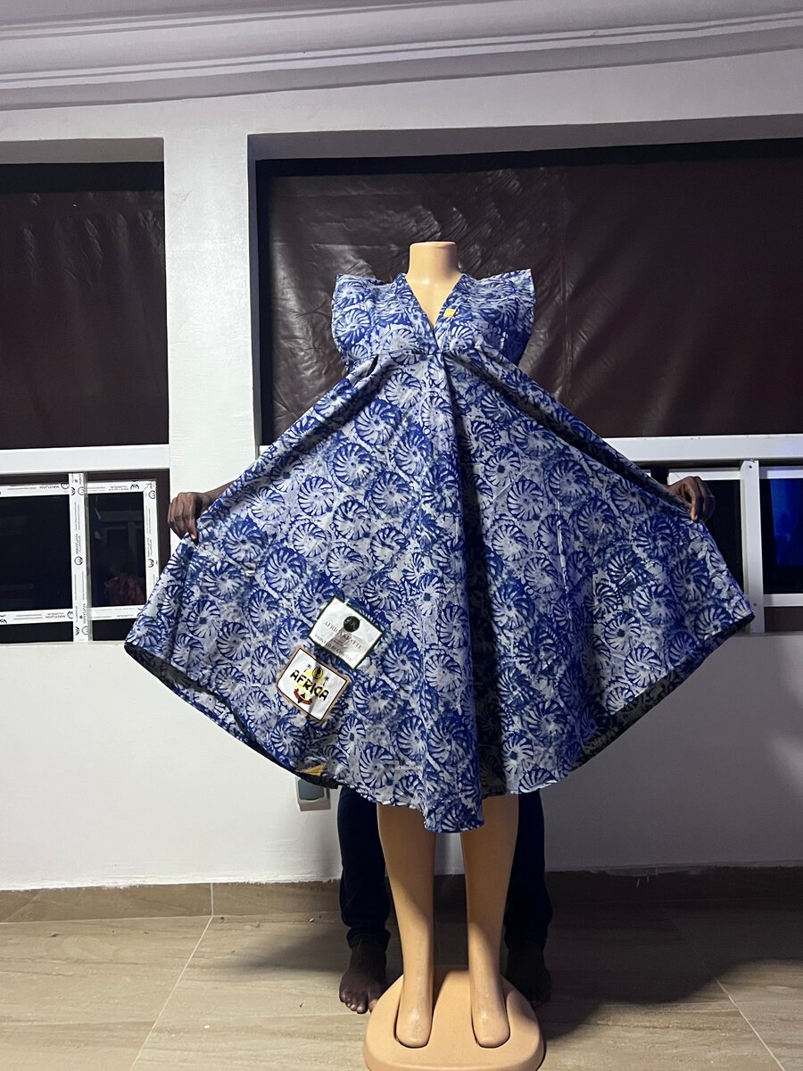 Robe ample ethnique colorée