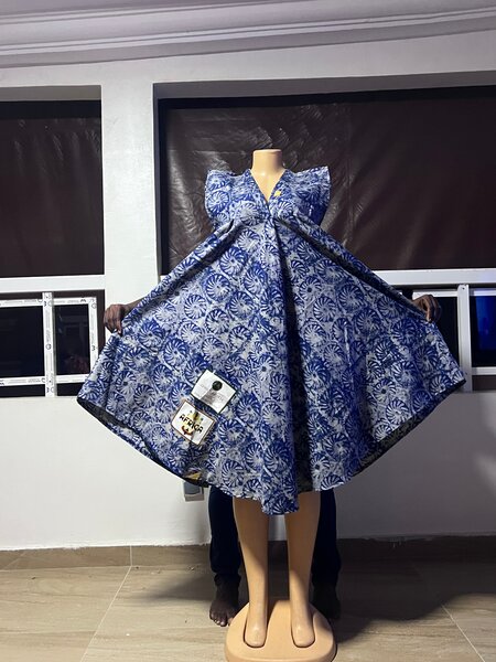 Robe ample ethnique colorée