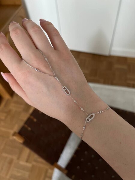 Bracelet chaîne en or avec fermoir