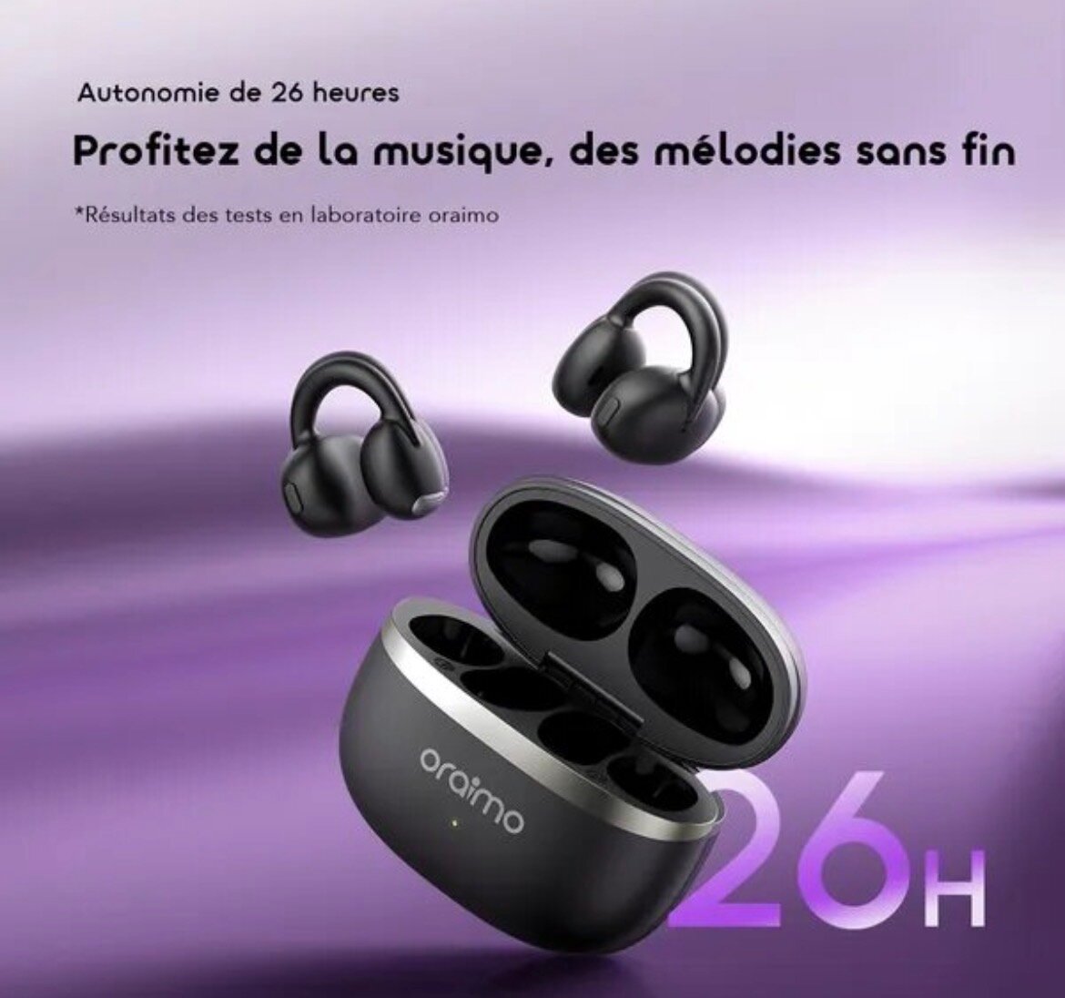 Écouteurs sans fil Oraimo OpenSnap OPN-3731