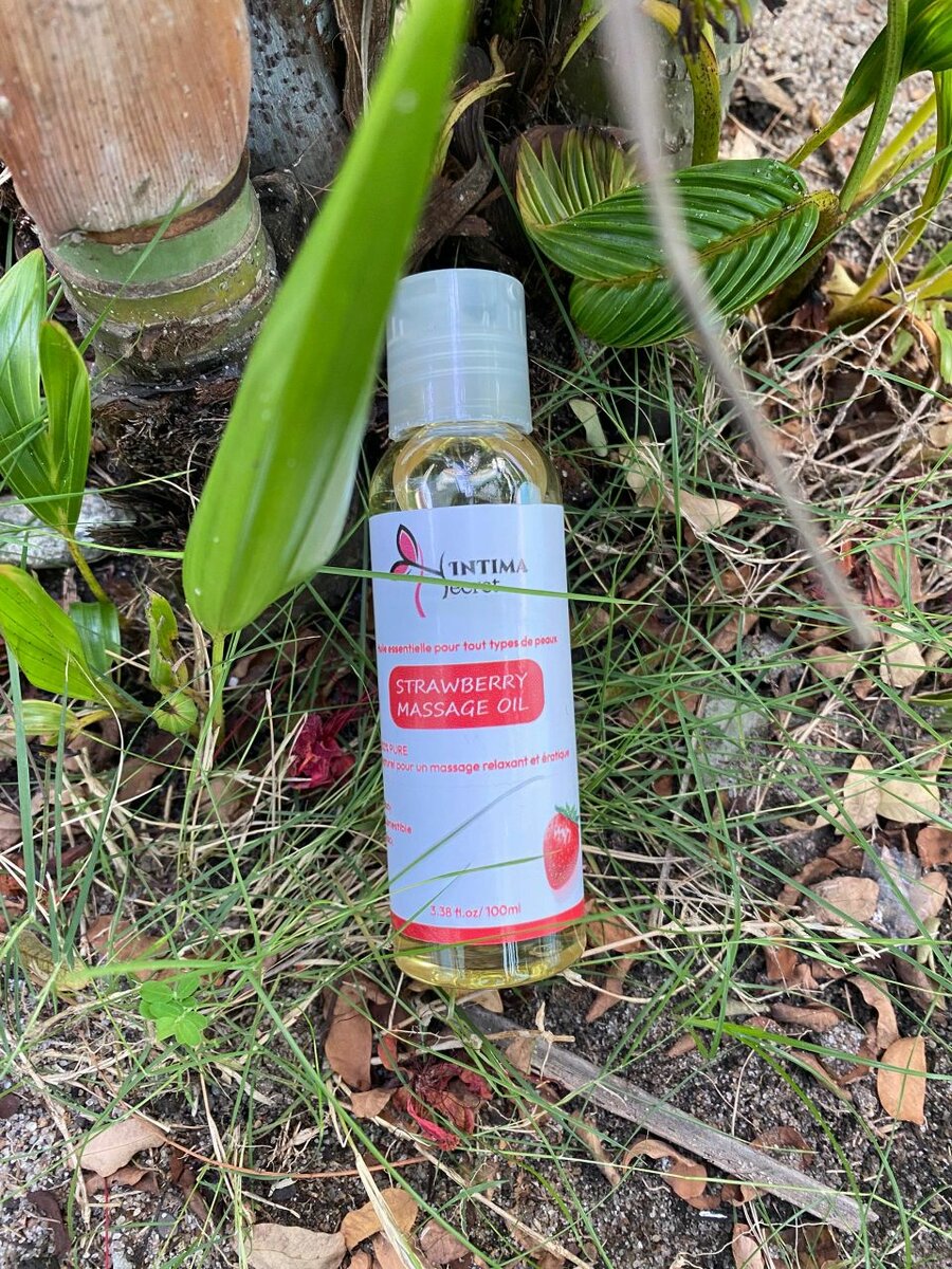 Huile de massage à la fraise