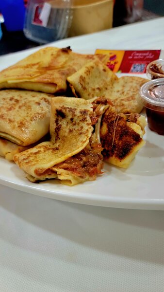 Crêpes farcies à la viande