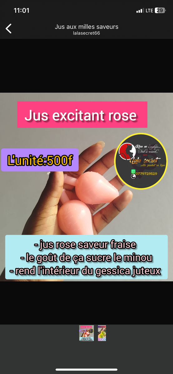 Jus Excitant Saveur Fruits