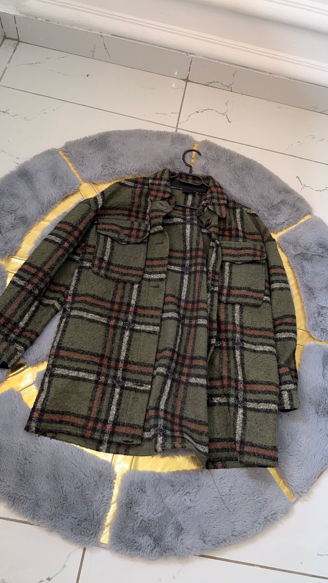 Chemise à carreaux tendance