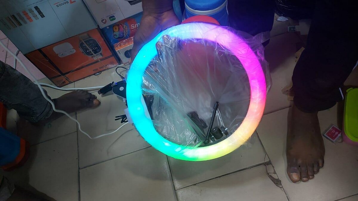 Lampe anneau LED RGB MJ30