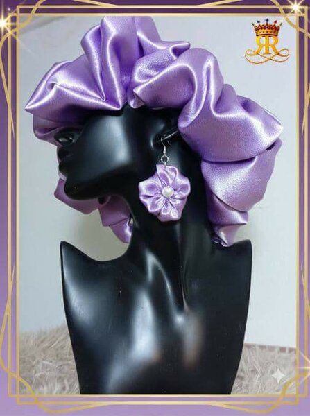 Serre-tête et Boucles Satin