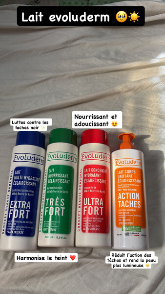 Lait corporel evoluderm hydrat