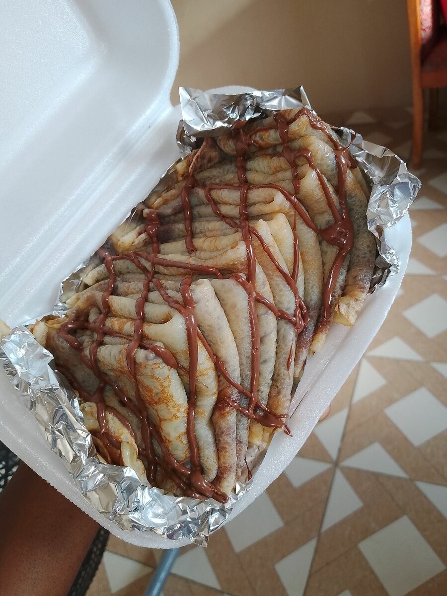 Crêpes fourrées au Nutella