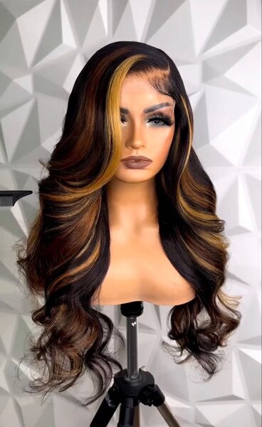 Perruque Ombre Bouclée Luxe