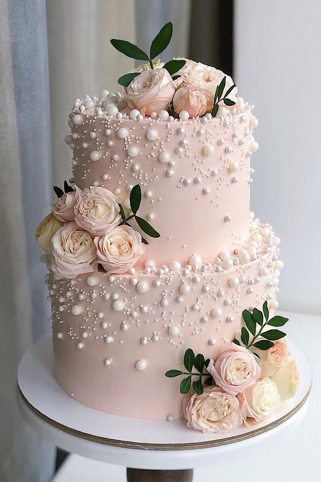 Gâteau de mariage élégant