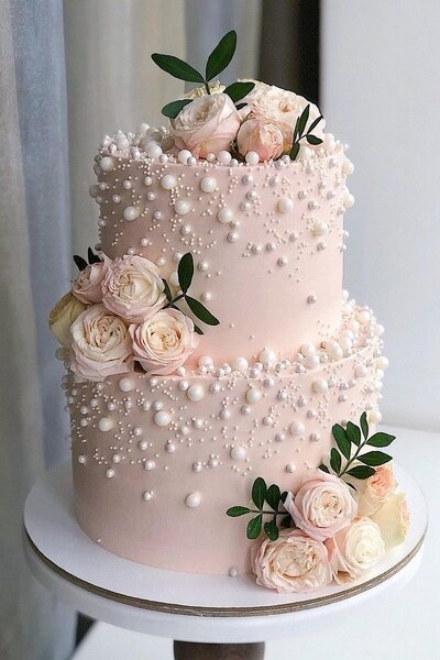 Gâteau de mariage élégant