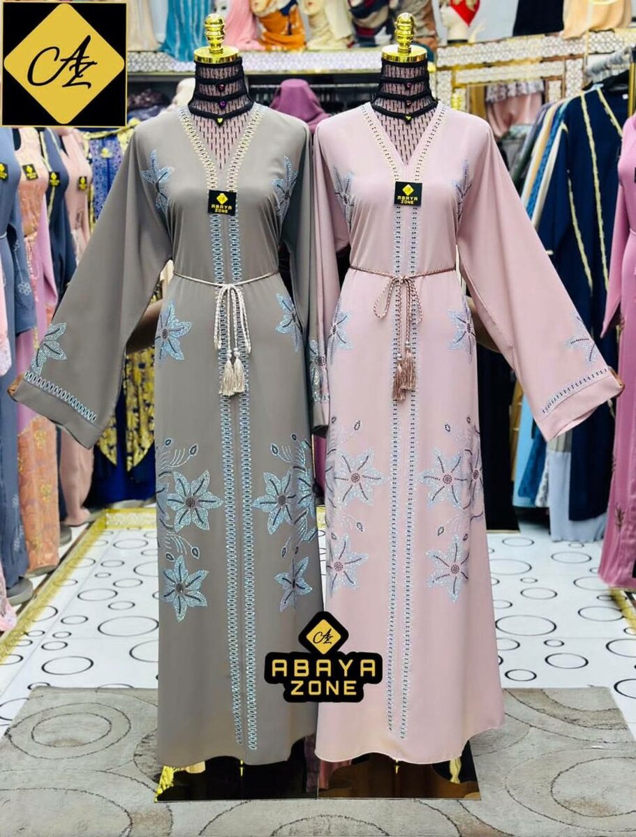 Abaya élégante brodée