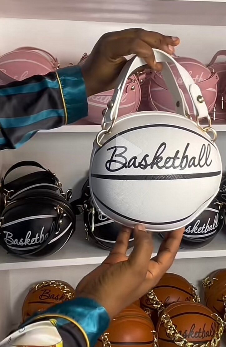 Sac à main ballon basket unique