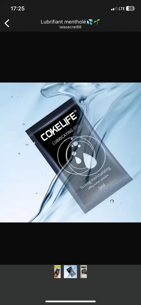 Lubrifiant mentholé COXELIFE