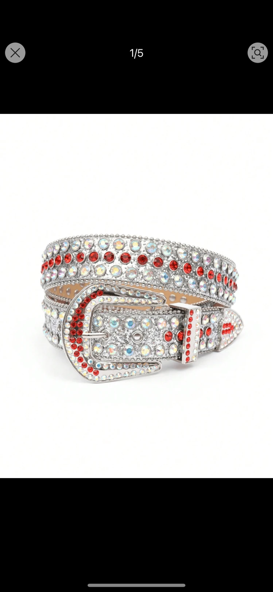 Ceinture strass élégante