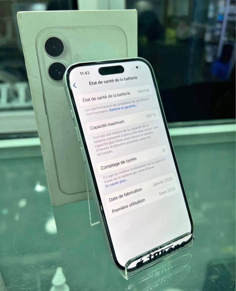 iPhone 16simpleBlanc 256Go