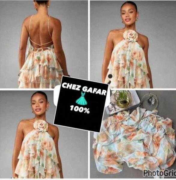 Robe élégante et colorée