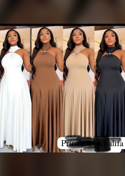 Robe élégante sans manches