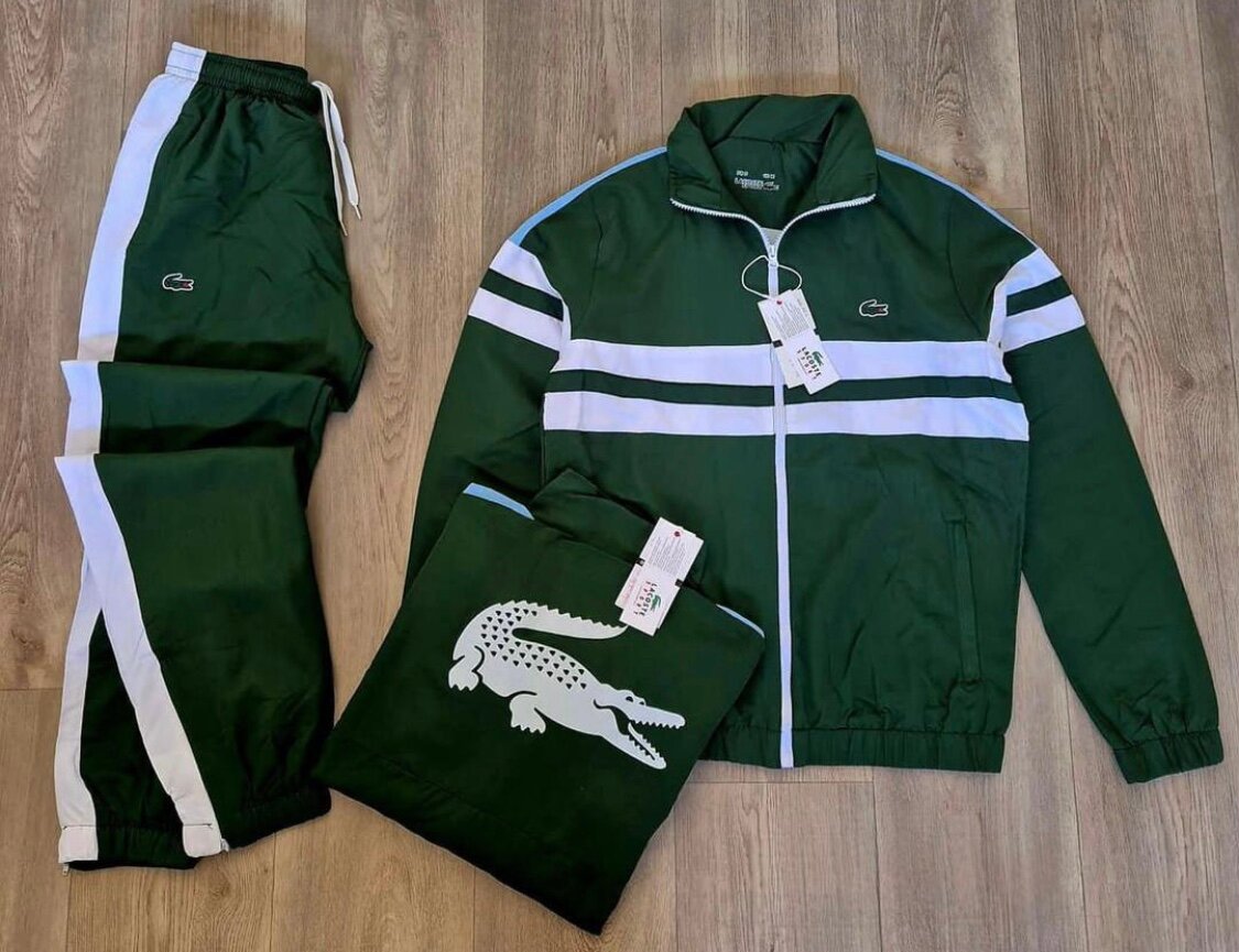 Survêtement Lacoste Homme Vert