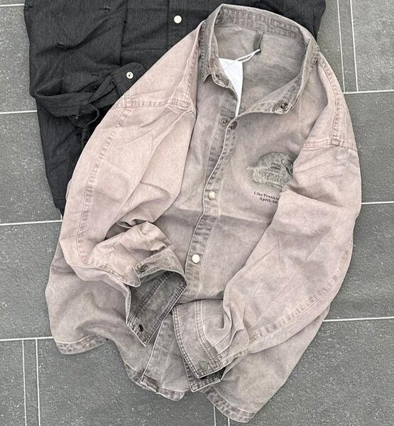 Chemise en jean décontractée