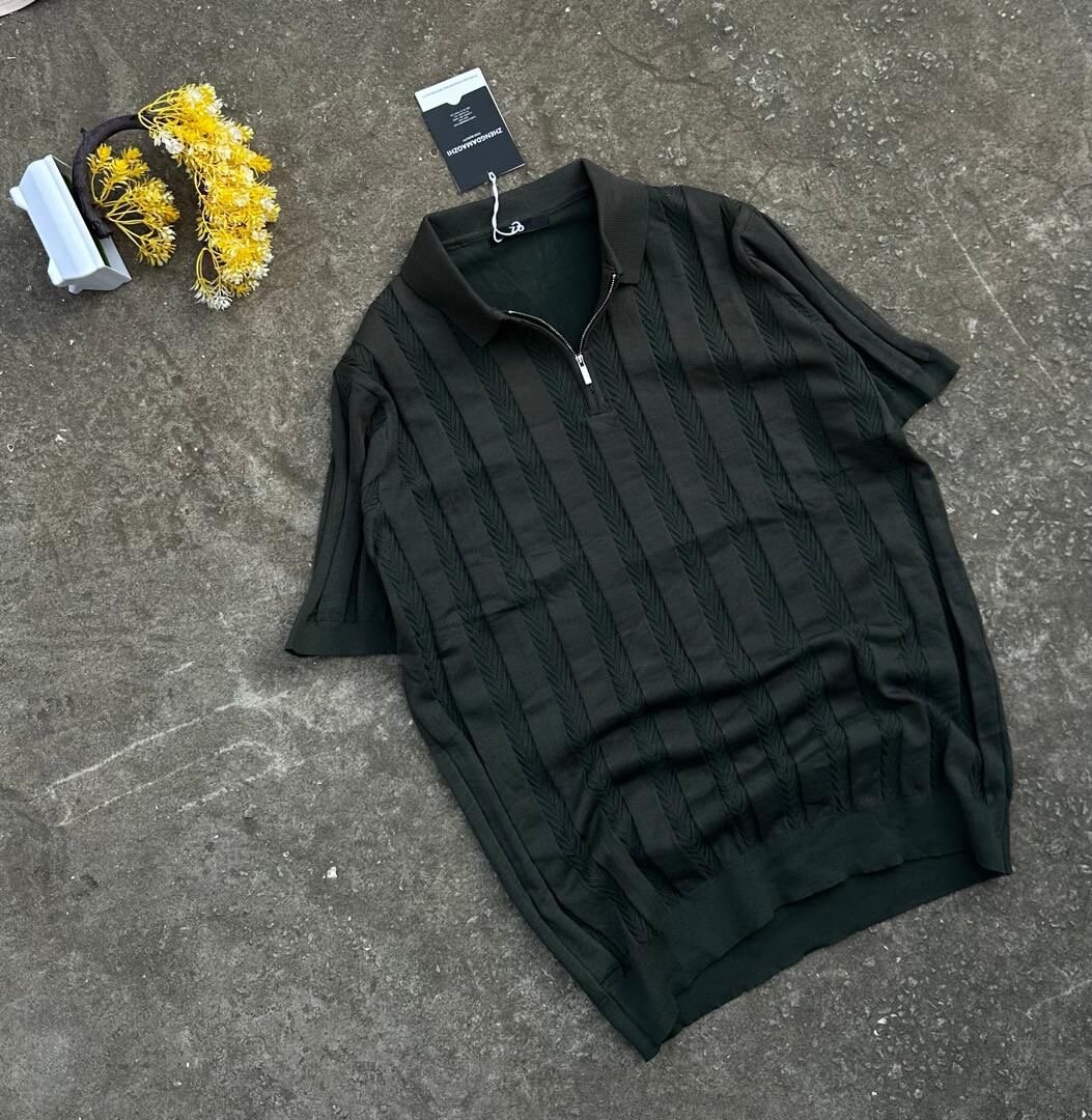 Polo à fermeture éclair élégant