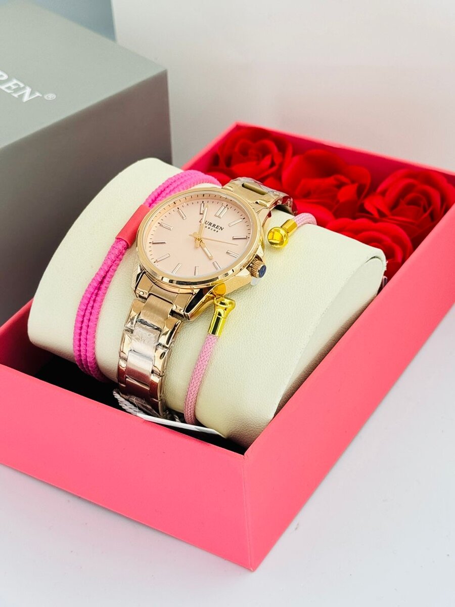 Montre CURREN Rose Gold pour Femme