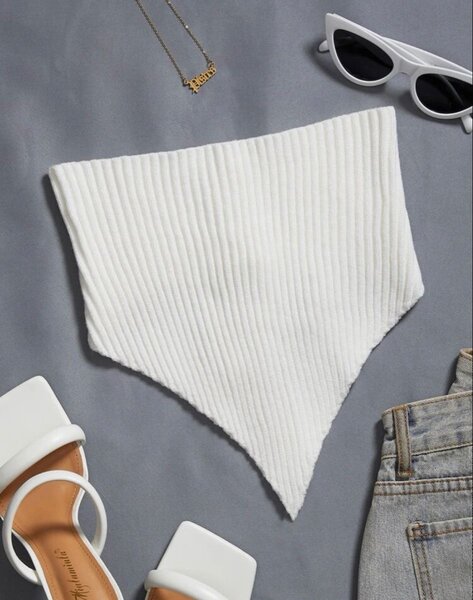 Culotte gainant blanc en tricot