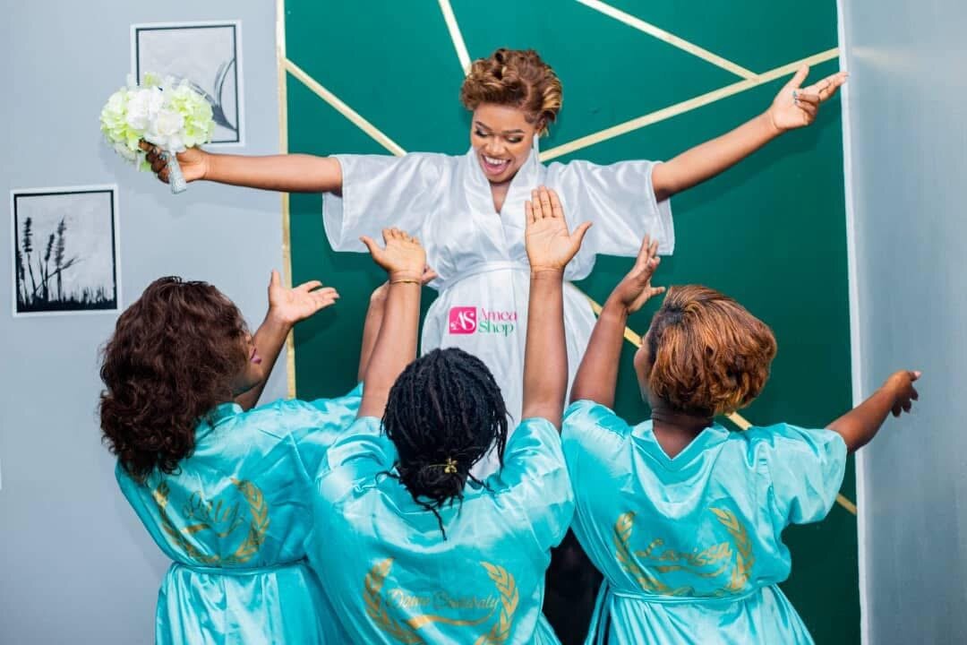 Peignoirs en Satin Glamour