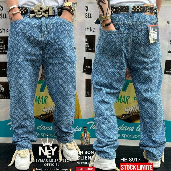 Jean Baggy Décontracté Homme