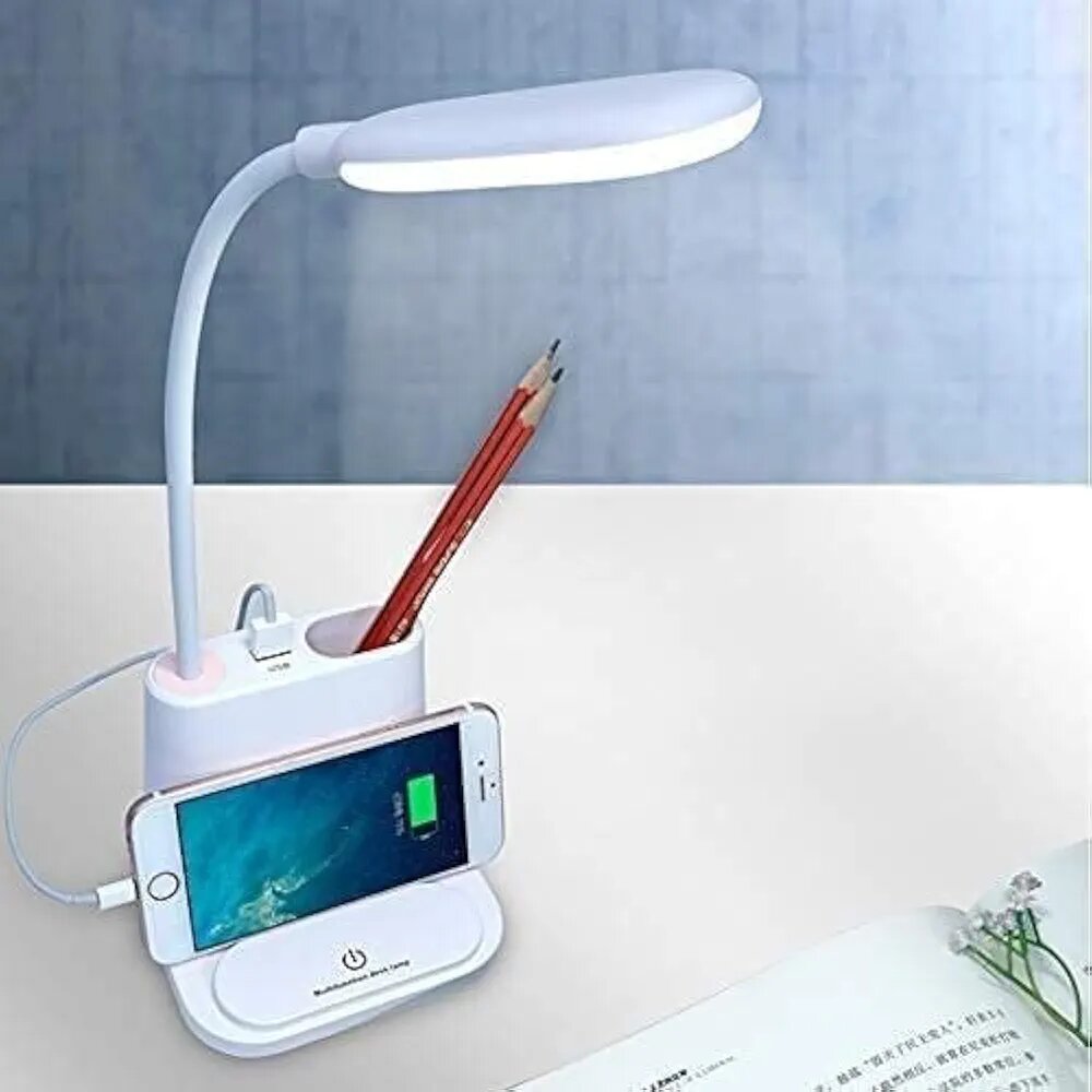 Lampe de bureau avec ventilateur
