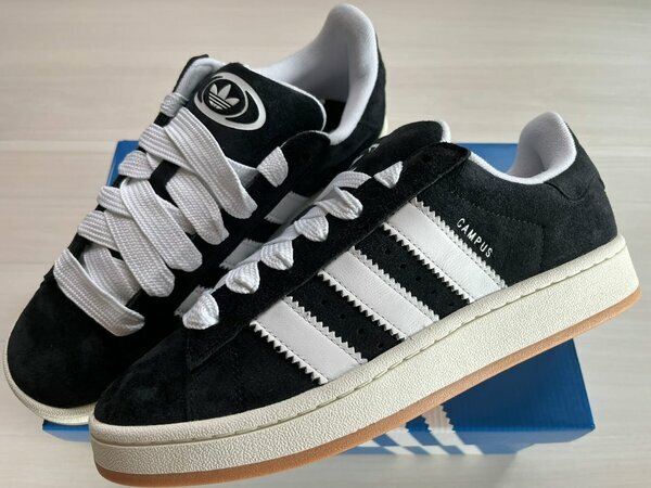 Adidas Campus noir blanc homme 40-45