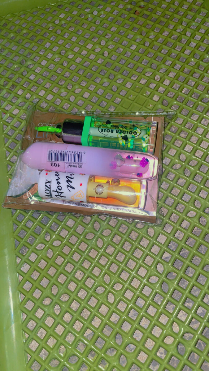 Ensemble d'Huiles à Lèvres Fruitées