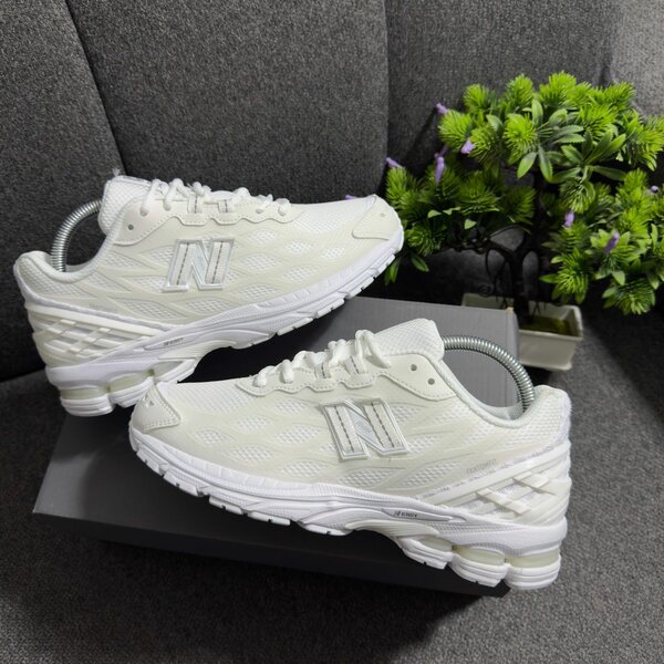 Chaussures de course blanches