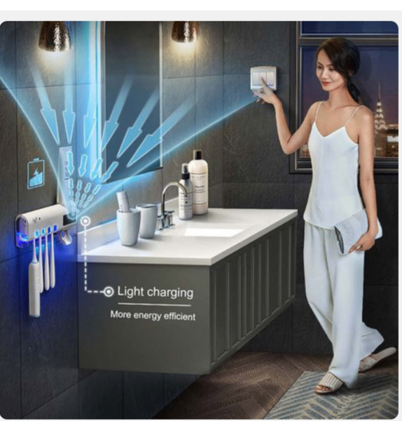 Support stérilisateur UV brosses