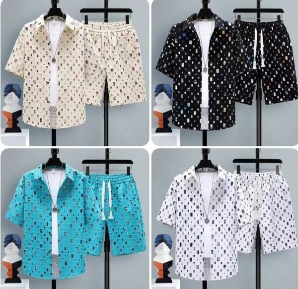 Ensemble homme chemise et short