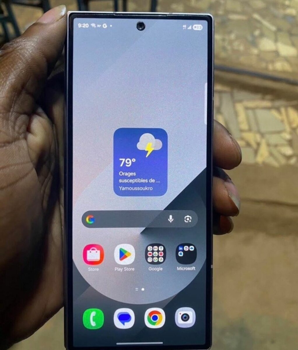 Smartphone Samsung pliable avec stylet
