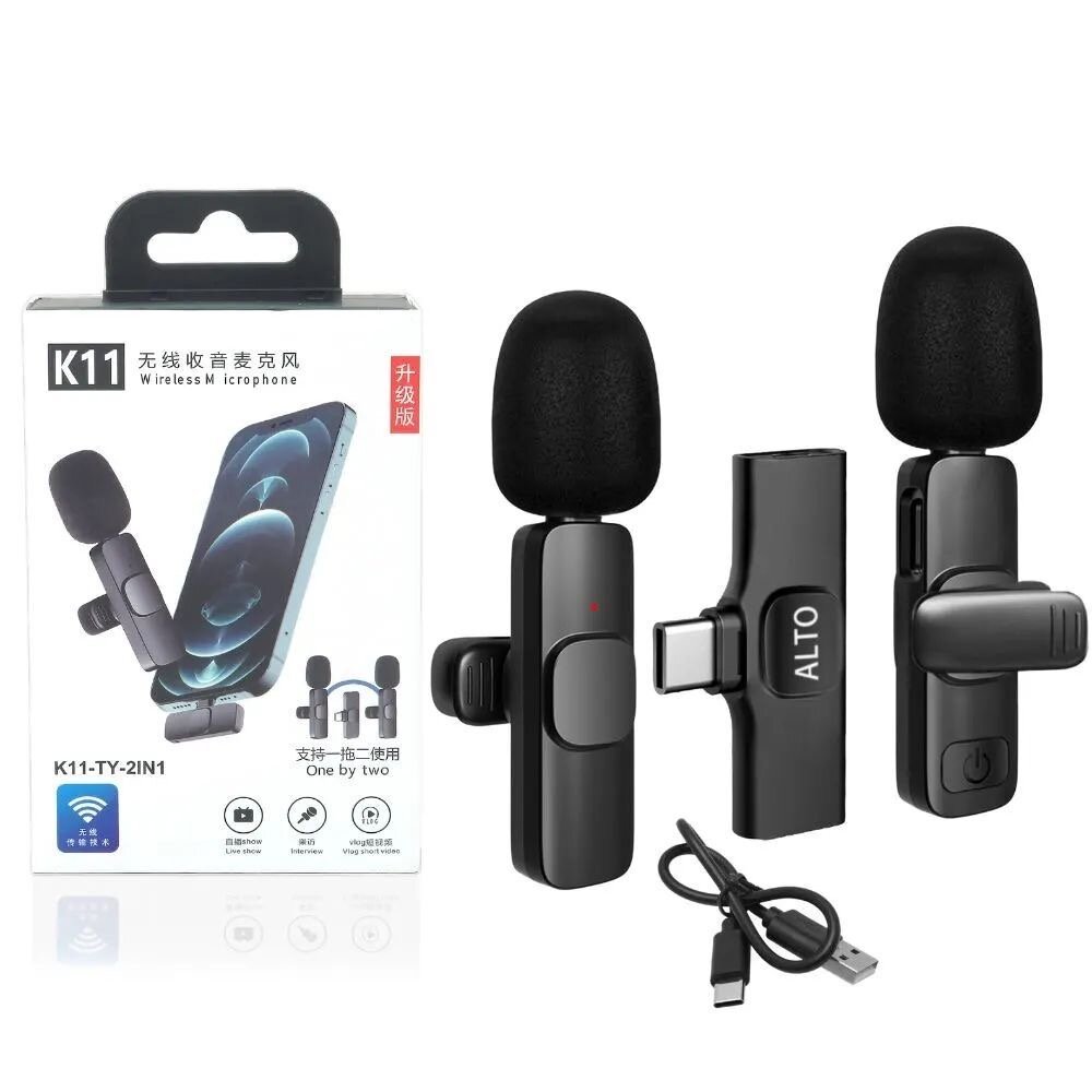 Microphone sans fil pour smartphone
