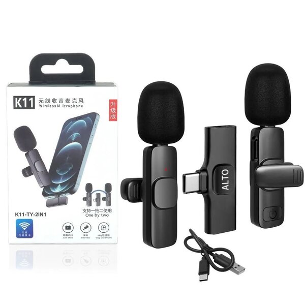 Microphone sans fil pour smartphone
