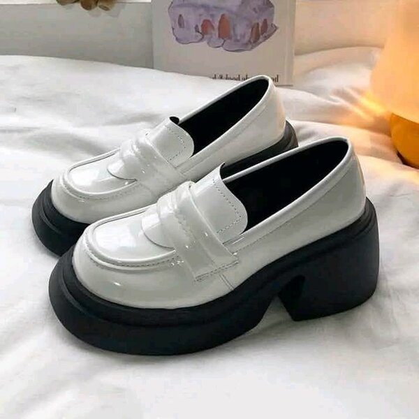 Mocassins à talon femme