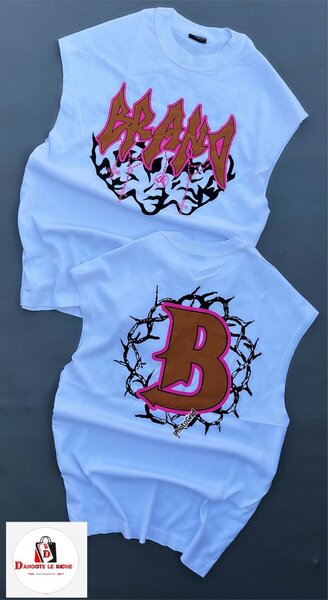 Débardeur graphique urbain