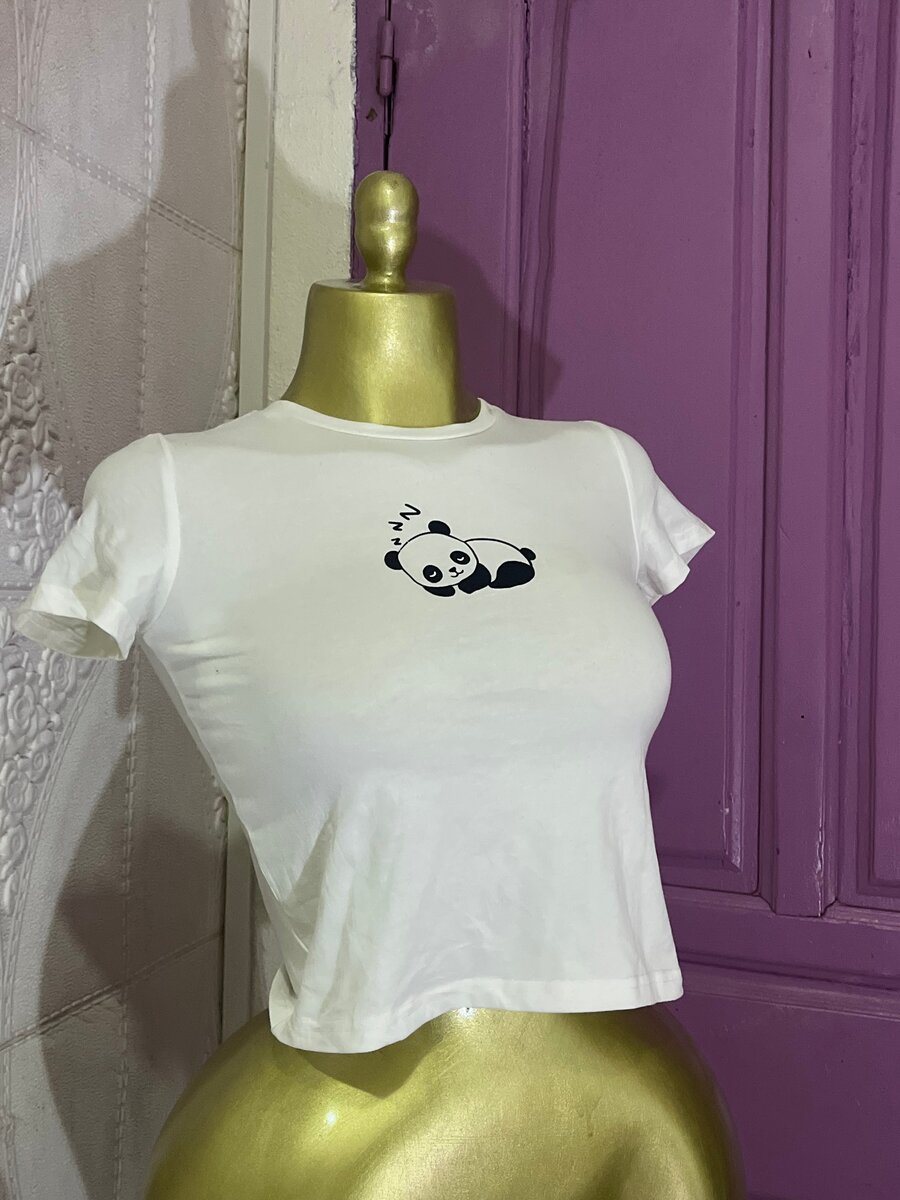 T-shirt femme panda mignon