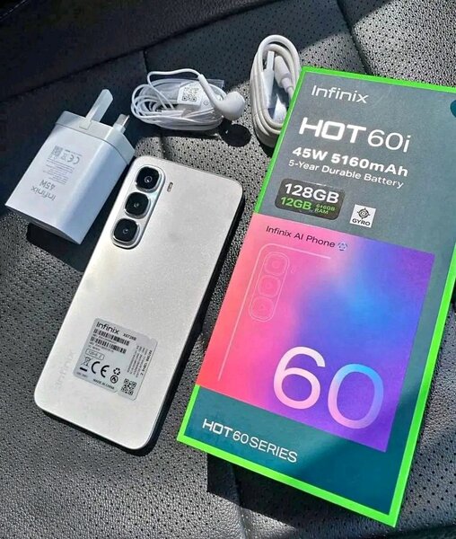 Infinix HOT 60i 128GB Blanc
