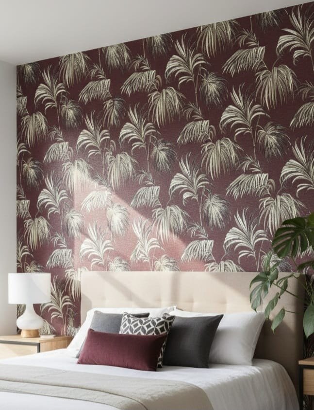 Papier peint tropical moderne