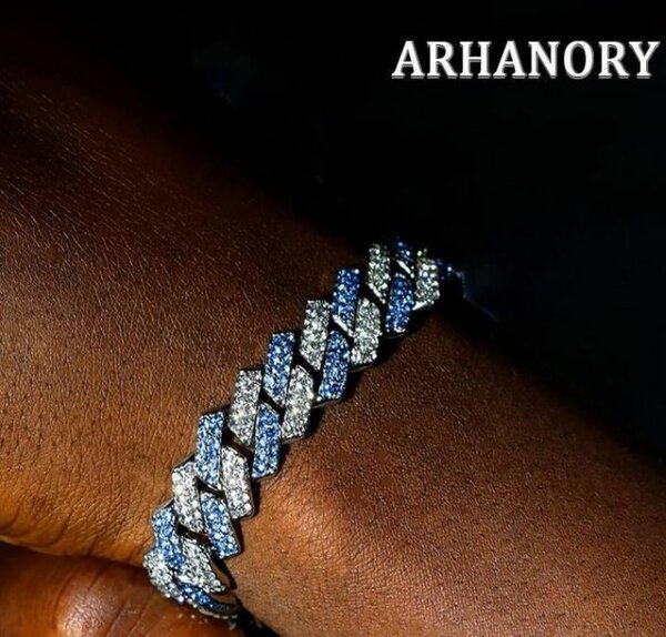 Bracelet Homme Zirconium Éclatant