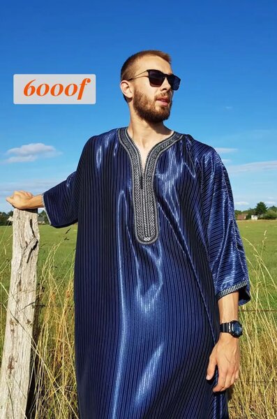 Boubou homme chic en soie