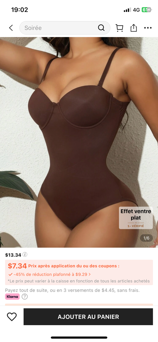 Body Bustier et Bodys Femme