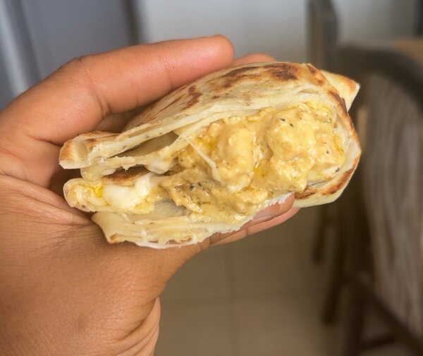 Crêpes fourrées savoureuses