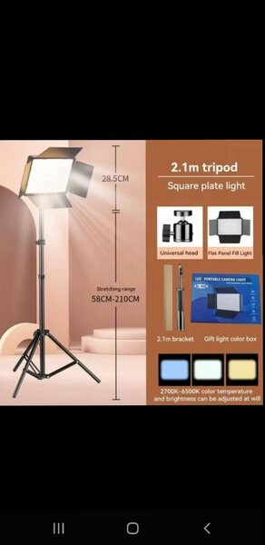 Lampe de Studio Photo sur Trépied Réglable