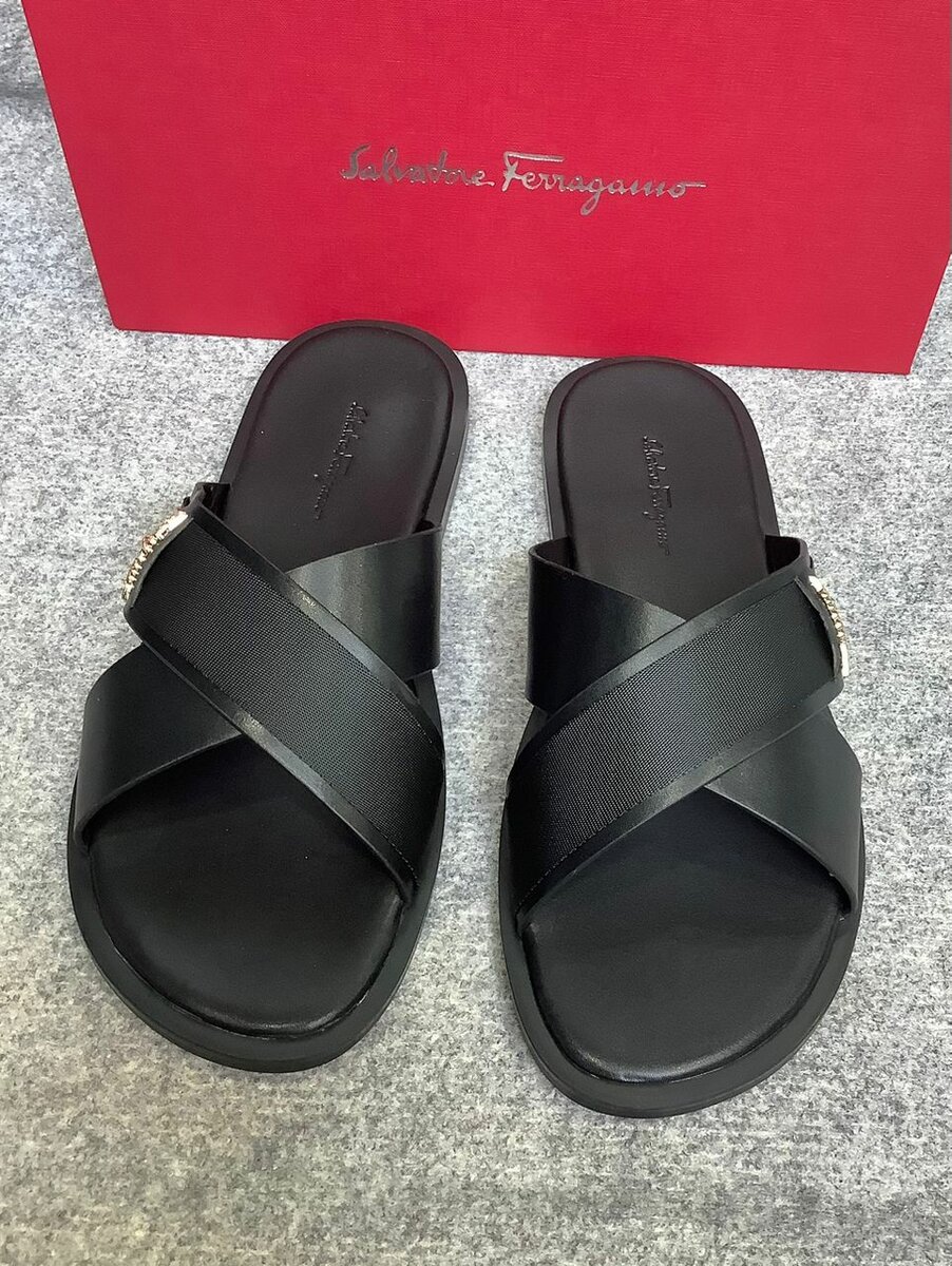 Mules de luxe en cuir